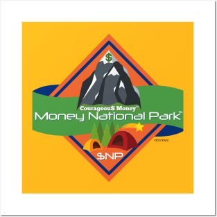 Courageous Money - Money National Park Design Posters and Art